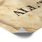 Western Wanted Verjaardag Poster (Hoek)