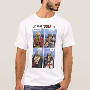 Western Warrior Grid T-shirt