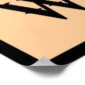 Western ~ WAY OUT-teken Poster (Hoek)