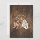 Western We doen nog steeds Country Wedding Jubileu Kaart (Achterkant)