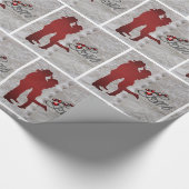 Western weddenschap - Romantische liefdescadeauoms Cadeaupapier (Hoek)