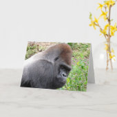 Western Wenskaart Lowland Gorilla Kaart (Gele Bloem)
