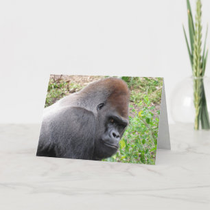 Western Wenskaart Lowland Gorilla Kaart