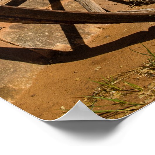 Western wieltje poster (Hoek)