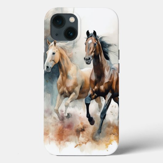 Western Wild Horse iPhone / iPad hoesje (Achterkant)
