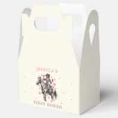 Western Wild West Country Cowgirl Birthday Bedankdoosjes (Geopend)