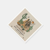 Western Wild West Cowboy Verjaardagsservet Servet (Hoek)