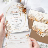 Western Wildflower Vrijgezellenfeest Recept All In One Uitnodiging