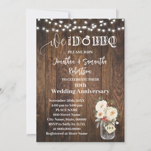 Western Winter We still do Wedding Anniversary Kaart (Voorkant)