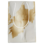 Western witgoud Koeienhuid Medium Cadeauzakje (Voorkant)