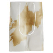 Western witgoud Koeienhuid Medium Cadeauzakje (Achterkant)