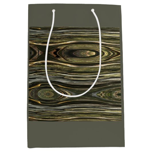 Western Wood Illusion Medium Cadeauzakje (Voorkant)