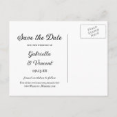 Western Zaddle Country Wedding Save the Date Aankondigingskaart (Achterkant)