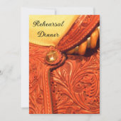 Western zadelland bruiloft repetitie binnenste kaart (Voorkant)