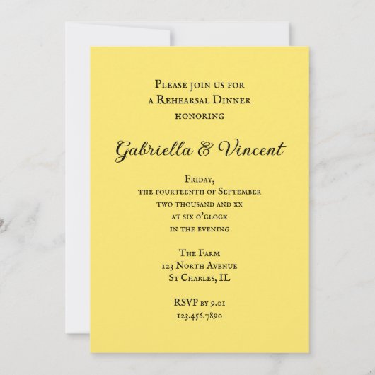 Western zadelland bruiloft repetitie binnenste kaart (Achterkant)