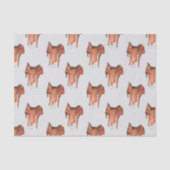 Western zadelpatroon tissuepapier (Voorkant)