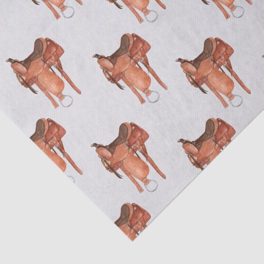 Western zadelpatroon tissuepapier (Detail)