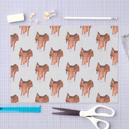 Western zadelpatroon tissuepapier (Craft)