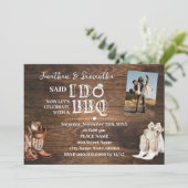 Western zei dat ik BBQ Elopement doe na de bruilof Kaart (Staand voorkant)