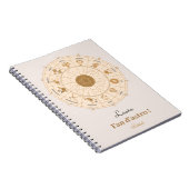 Western Zodiac Wheel - Notitieboek (Rechterzijde)