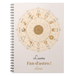 Western Zodiac Wheel - Notitieboek