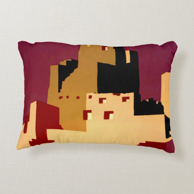 Western - zuidwest - WPA Accent Kussen (Achterkant)