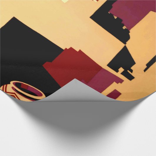 Western - zuidwest - WPA Cadeaupapier (Hoek)