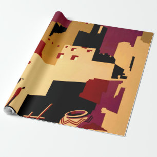 Western - zuidwest - WPA Cadeaupapier