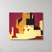 Western - zuidwest - WPA Canvas Afdruk (Voorkant)