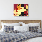 Western - zuidwest - WPA Canvas Afdruk (Insitu (Slaapkamer))