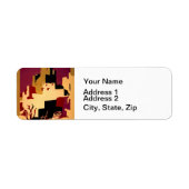 Western - zuidwest - WPA Etiket (Voorkant)