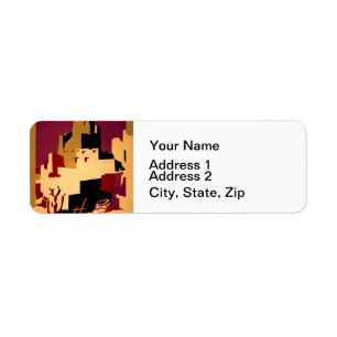 Western - zuidwest - WPA Etiket