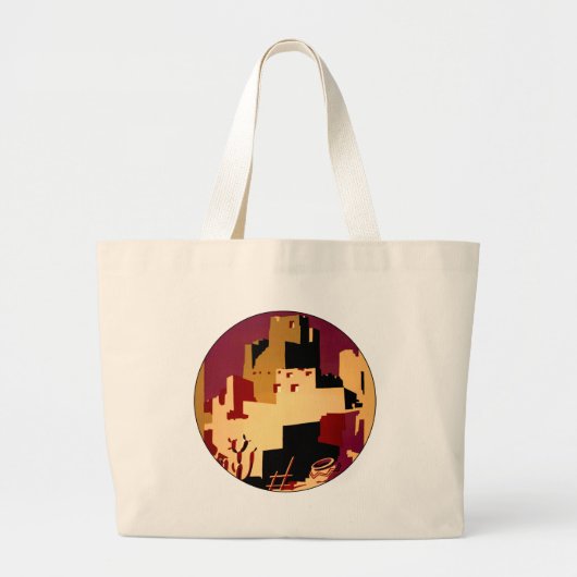 Western - zuidwest - WPA Grote Tote Bag (Voorkant)