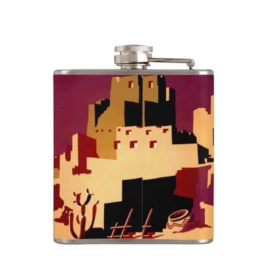 Western - zuidwest - WPA Heupfles (Achterkant)