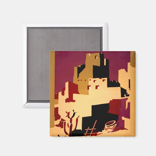 Western - zuidwest - WPA Magneet (Voorkant / Achterkant)