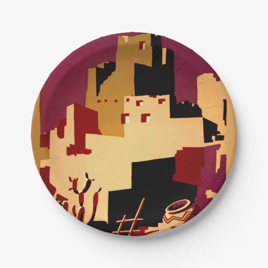 Western - zuidwest - WPA Papieren Bordje (Voorkant)