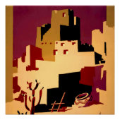 Western - zuidwest - WPA Perfect Poster (Voorkant)