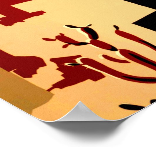 Western - zuidwest - WPA Poster (Hoek)