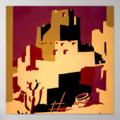 Western - zuidwest - WPA Poster (Voorkant)