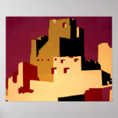 Western - zuidwest - WPA Poster (Voorkant)