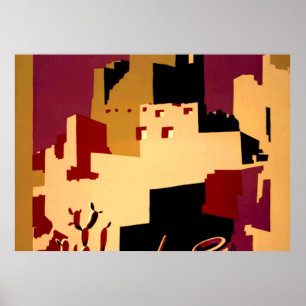 Western - zuidwest - WPA Poster