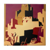 Western - zuidwest - WPA Tegeltje (Voorkant)