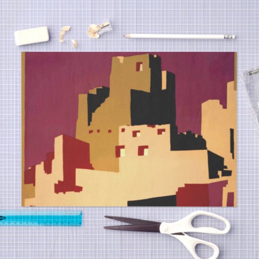 Western - zuidwest - WPA Tissuepapier (Craft)