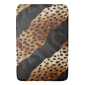 Western zwart bruin crème Koeienhuid Badmat (Voorkant Verticaal)