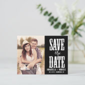 Western Zwart en Wit sparen het Briefkaart van de  (Staand voorkant)