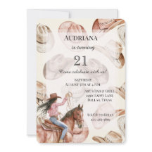 Western Zwart Haar Cowgirl Petten Verjaardag