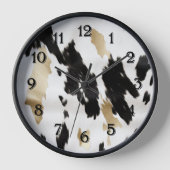 Western Zwart Wit Glam Goud Koeienhuid (Voorkant)