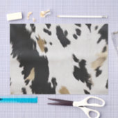 Western Zwart Wit Goud Koeienhuid Verjaardag Tissuepapier (Craft)