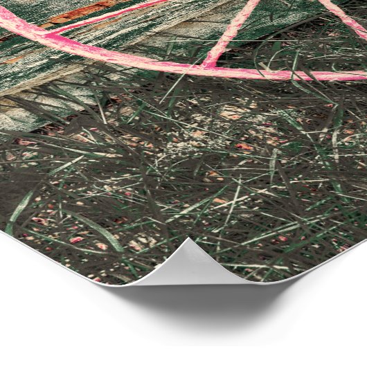 Western zwoerd Rustisch Vintage Poster (Hoek)