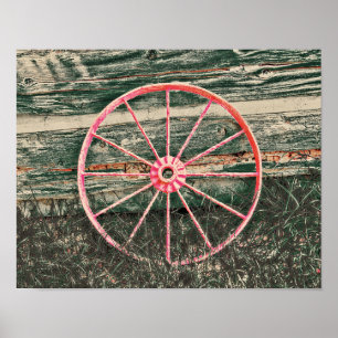 Western zwoerd Rustisch Vintage Poster